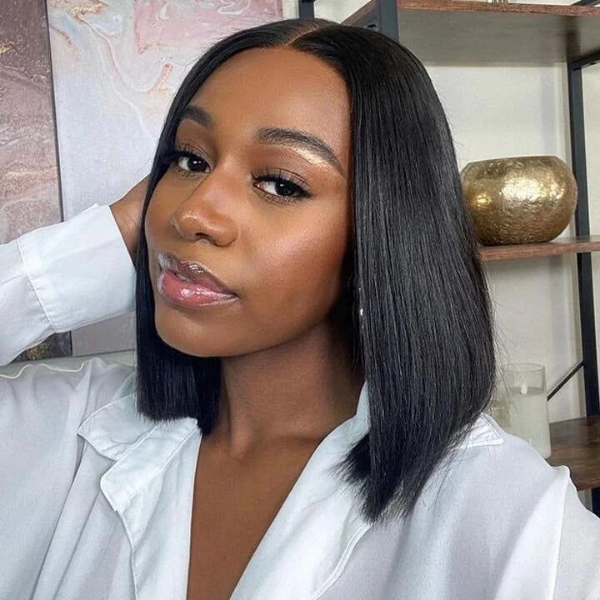 5x5 Closure Glueless Undetectable Lace Bob Wig | Pre-plucked