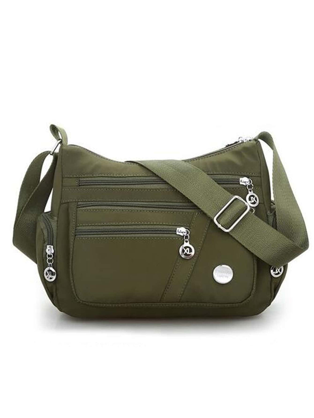 Lightweight,Business Casual Minimalist Crossbody Bag Elegant Tote Bag, Women Simple Solid Color Handbag Casual Zipper Double Handle Purse For Teen Girls Women College Students,Rookies & White-Collar W
