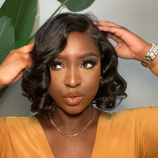 Mature C Part Natural Black Loose Wave Minimalist Undetectable HD Lace Wig 100% Human Hair - US Only