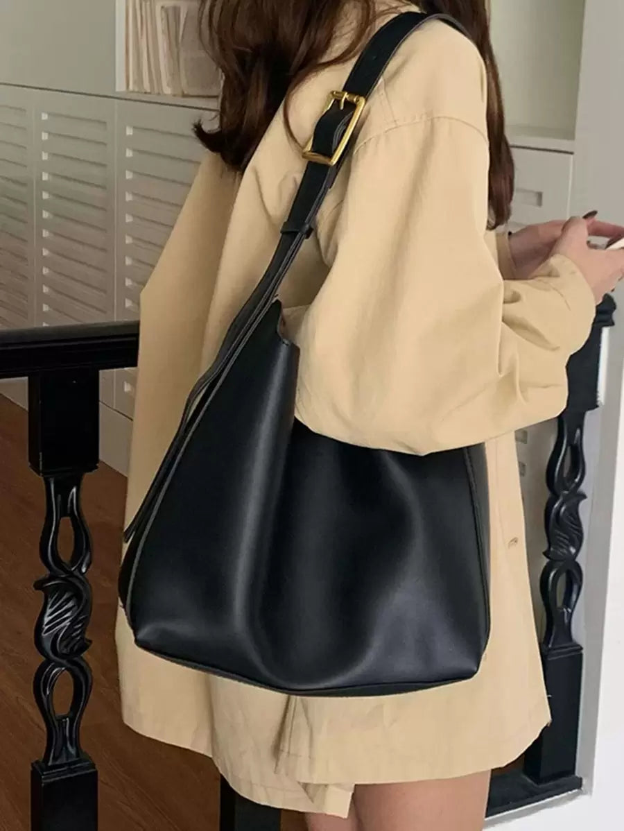 New Vintage Bucket Bag, Casual Shoulder Crossbody Tote Bag, Large Capacity, Retro Inspired Vintage Bag For Women, New Fashionable Big Bags For Women