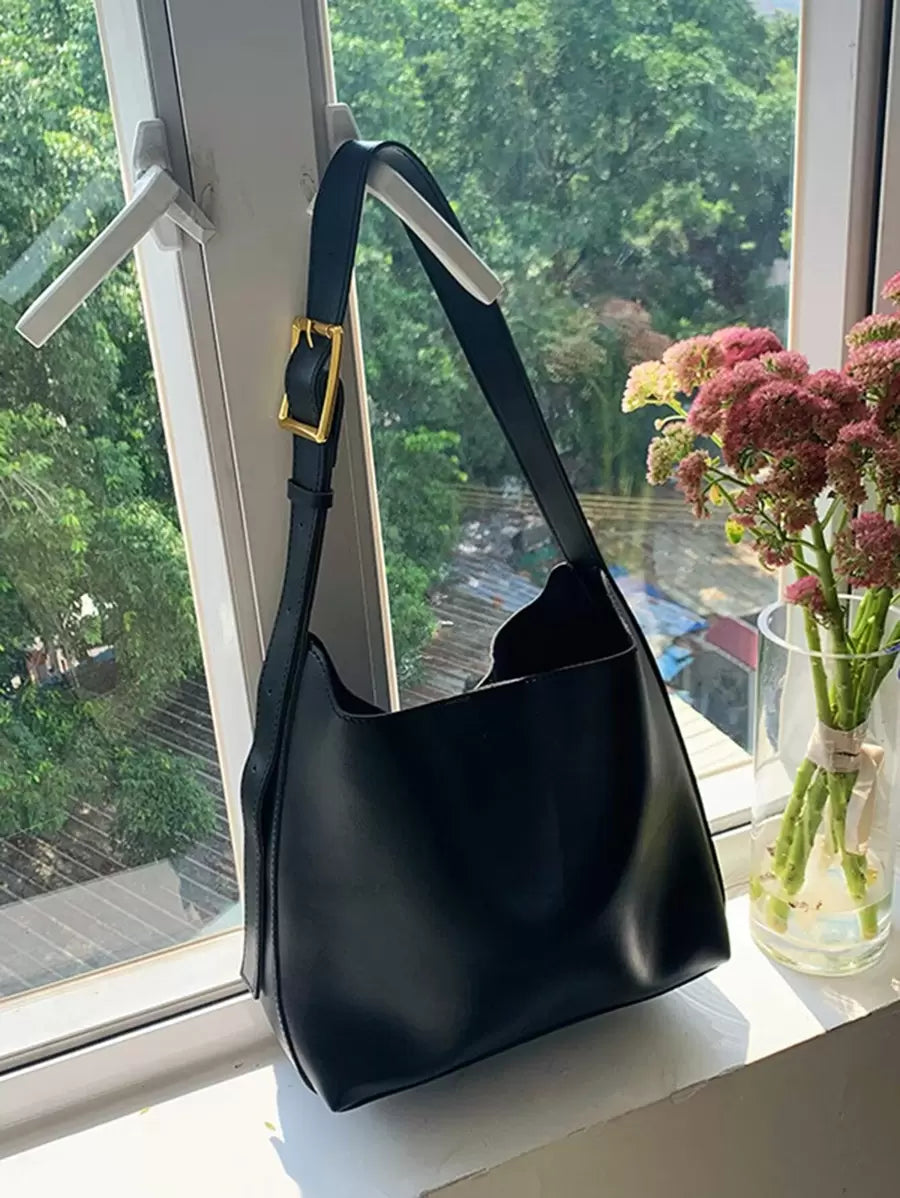 New Vintage Bucket Bag, Casual Shoulder Crossbody Tote Bag, Large Capacity, Retro Inspired Vintage Bag For Women, New Fashionable Big Bags For Women