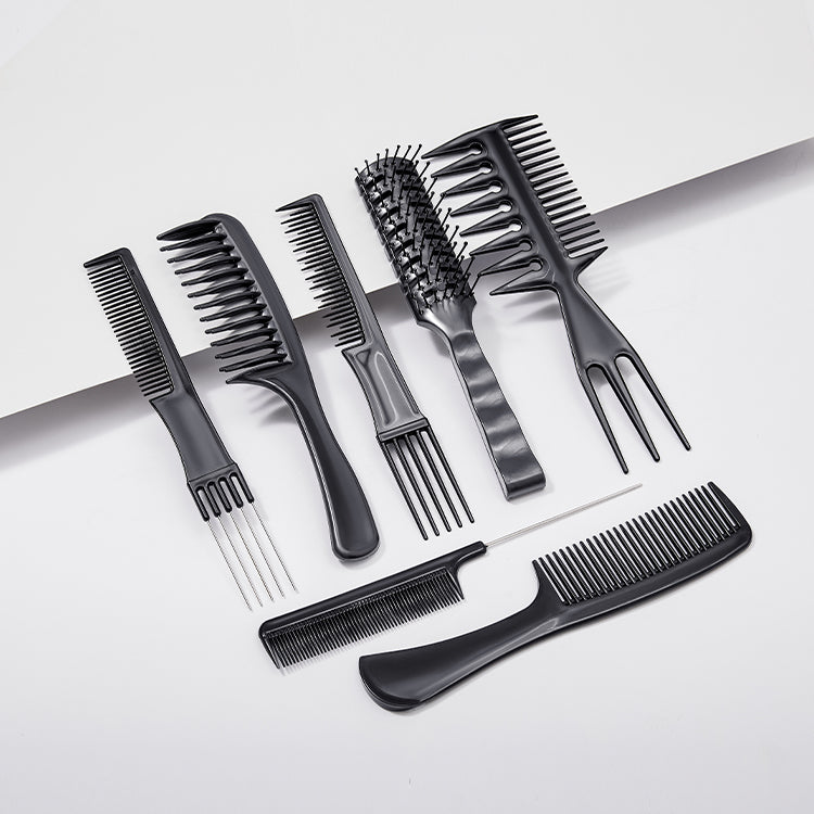 US Only | 7pcs / 1 Set Antistatic Heat Resistant Hair Comb Set for All Hair Types & Styles