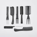 US Only | 7pcs / 1 Set Antistatic Heat Resistant Hair Comb Set for All Hair Types & Styles