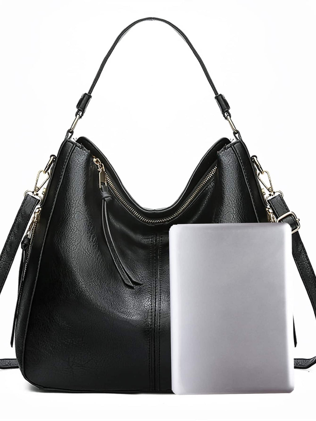 ZAINJO Women PU Leather Handbag, Casual Shoulder Bag, Retro Tote Bag, Women's Shoulder Tote Bag, PU Leather Women's Shoulder Bag, Women's Crossbody Bag, Women's Casual Bag, Minimalist Style Women's Ba