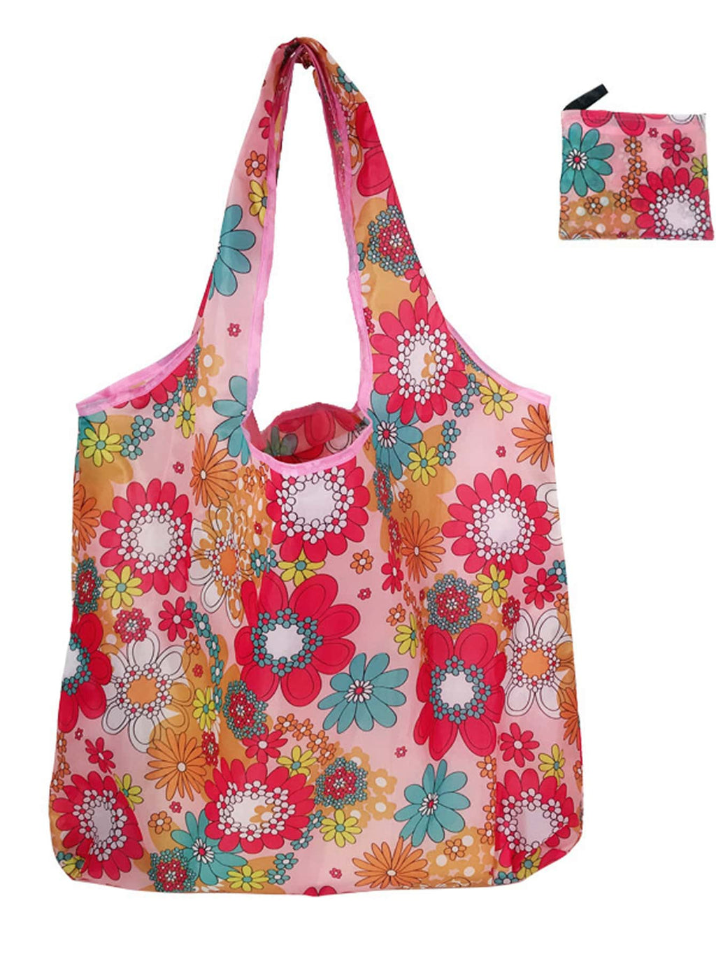 Fashionable Foldable Shopping Bag With Floral Print Tote Bag,Shoulder Bag,Handbag Funny,Cute,Preppy,Funky Big Bag,Bucket Bag Women,Ladies,Lover-Travel,Prom,Travel Holiday Essentials,Large Beach,Summer