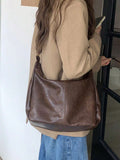 Maillard Retro Crossbody Bag For Women, Commuter & Casual Tote Purse, 2025 New Korean Fashion Versatile Large Capacity Shoulder Bag