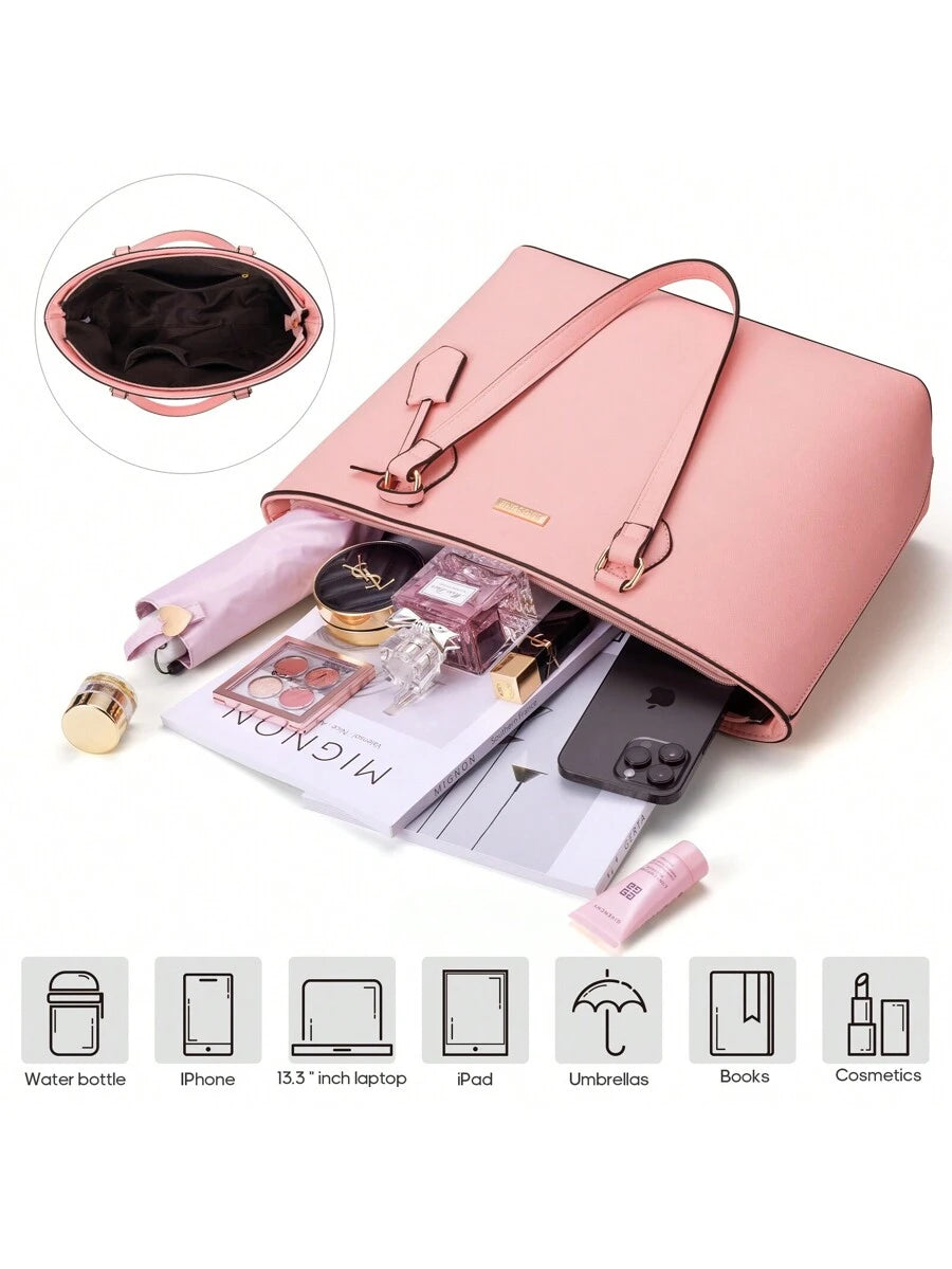 UKEIN 4PCS Women Purse And Handbag Set Wallet Tote Bag Satchel Oversized Shoulder Top Handle Bag Hobo Bags