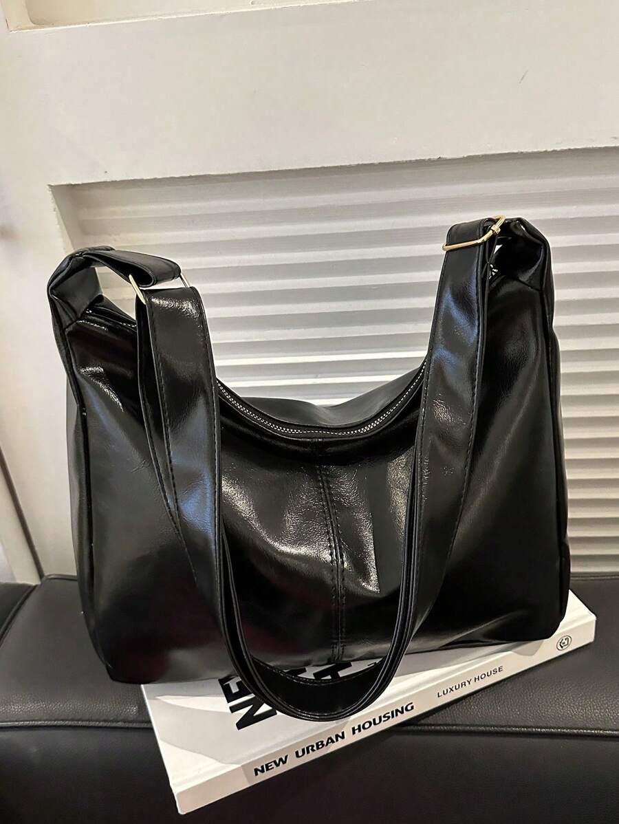 Women's Shoulder Bag- Vintage Style, Fall And Winter New Arrival, Tote Bag, Fashionable And Casual, Crossbody Bag, Soft Leather Tote Bag, Large Capacity, Versatile And High-End, Niche Commuter Bag
