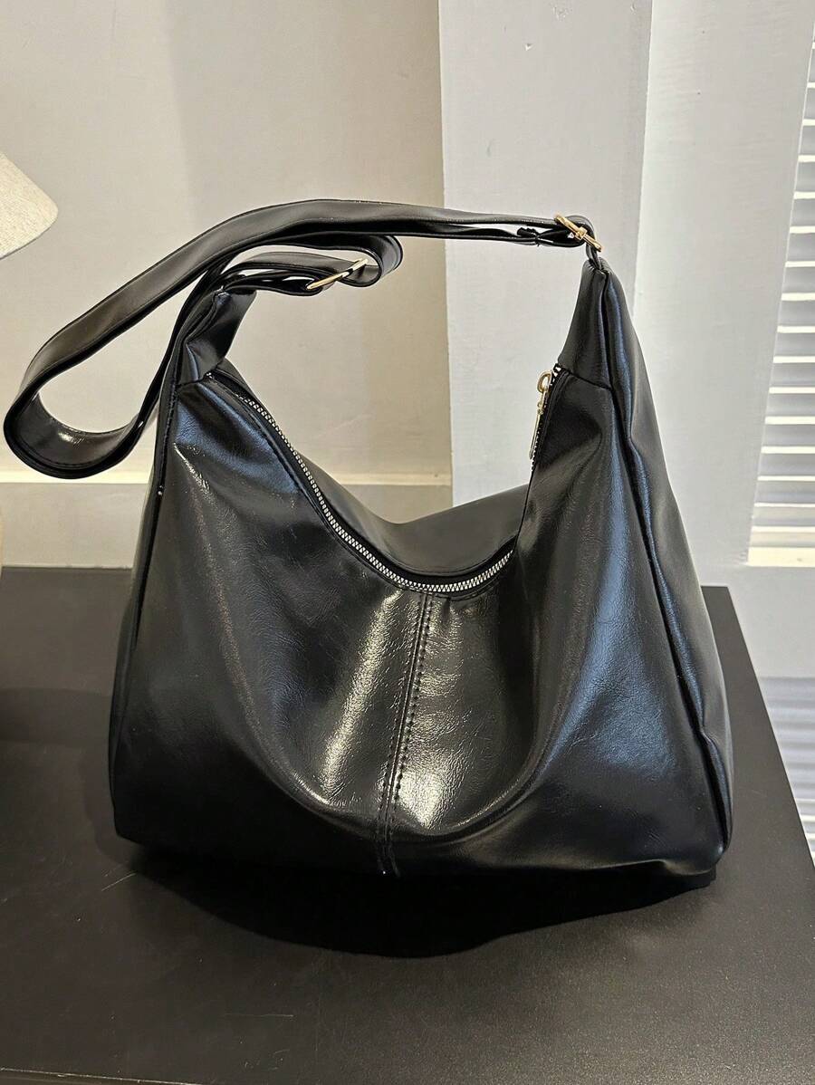 Women's Shoulder Bag- Vintage Style, Fall And Winter New Arrival, Tote Bag, Fashionable And Casual, Crossbody Bag, Soft Leather Tote Bag, Large Capacity, Versatile And High-End, Niche Commuter Bag