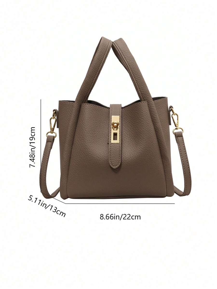 High-End Women's Tote Bag, New Arrival, Handheld, All-Season Commuter Bag, Versatile Fashion, Outdoor Suitable, Large Capacity, Shoulder