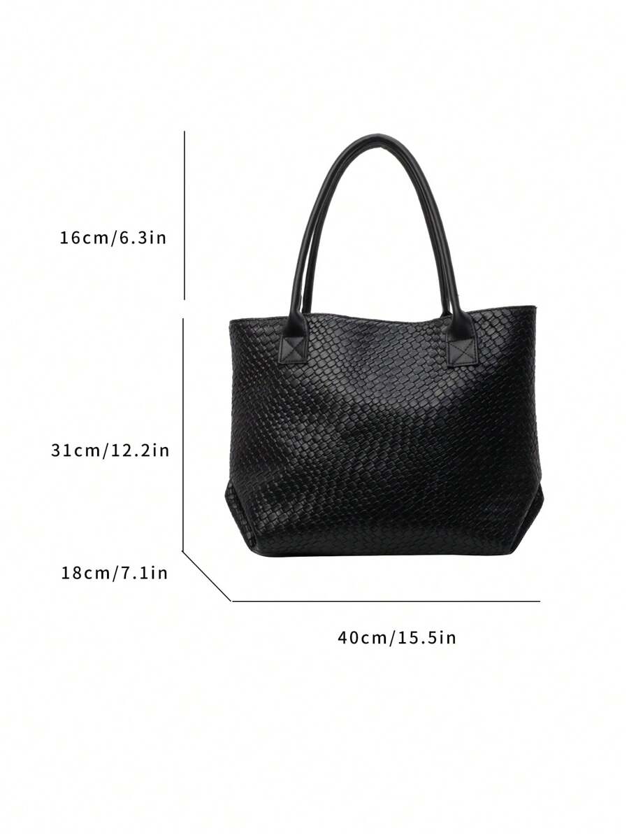 1 Large Capacity Tote Bag New Shopping Bag Crocodile Pattern Commuting Large Bag Shoulder Bag Women's Short Travel Large Bag Mother's Day Gift