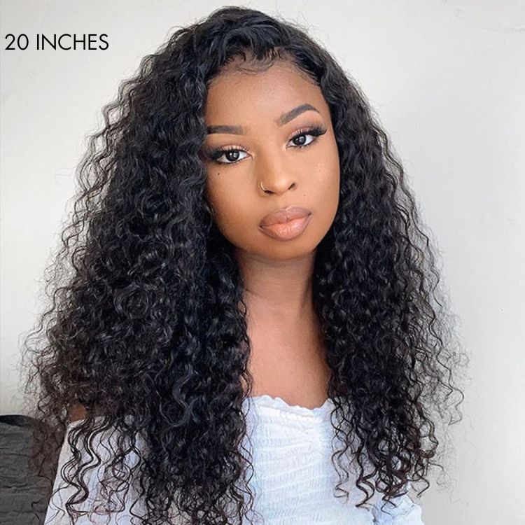 20''+$10=22''| Luvme Hair 180% Density Deep Wave Glueless 13x4 Frontal Lace Wig - US Only