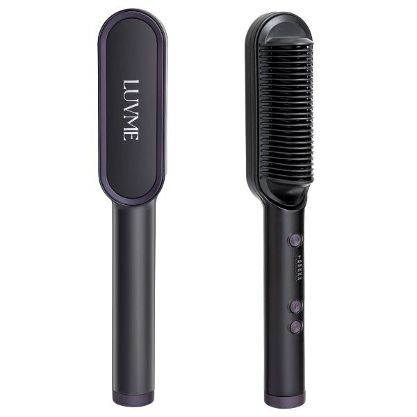Hair Straightener Comb with US Plug, Built-in Ceramic Heating Plate, 20s Fast Heating & 5 Temp Settings & Anti-Scald for Professional Salon at Home | US Only