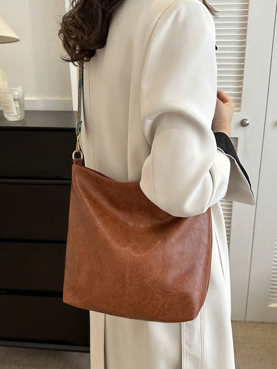2026 Summer New Fashion Handbag, Shoulder Bag, Tote Bag, High-Quality Large Capacity Commuter Bucket Bag For Women