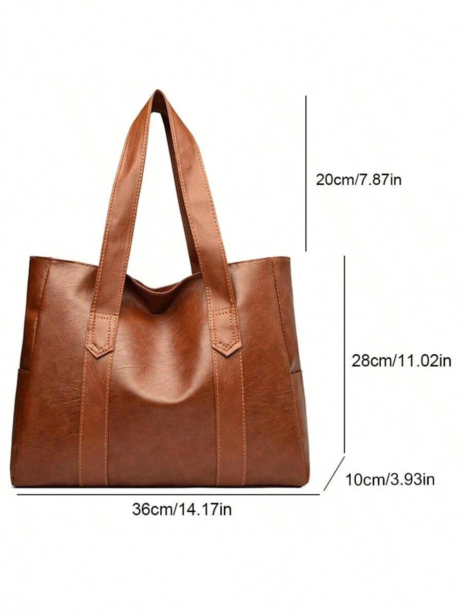 Simple Fashion Women Tote Bag, Large Capacity Shoulder Handbag, Versatile Office/Casual Crossbody Bag, New Arrival Tote Bags For Woman