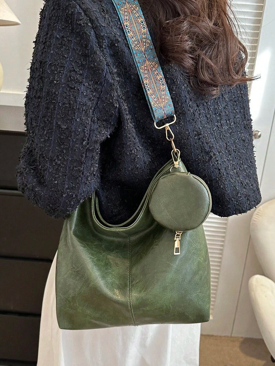 2026 Summer New Fashion Handbag, Shoulder Bag, Tote Bag, High-Quality Large Capacity Commuter Bucket Bag For Women