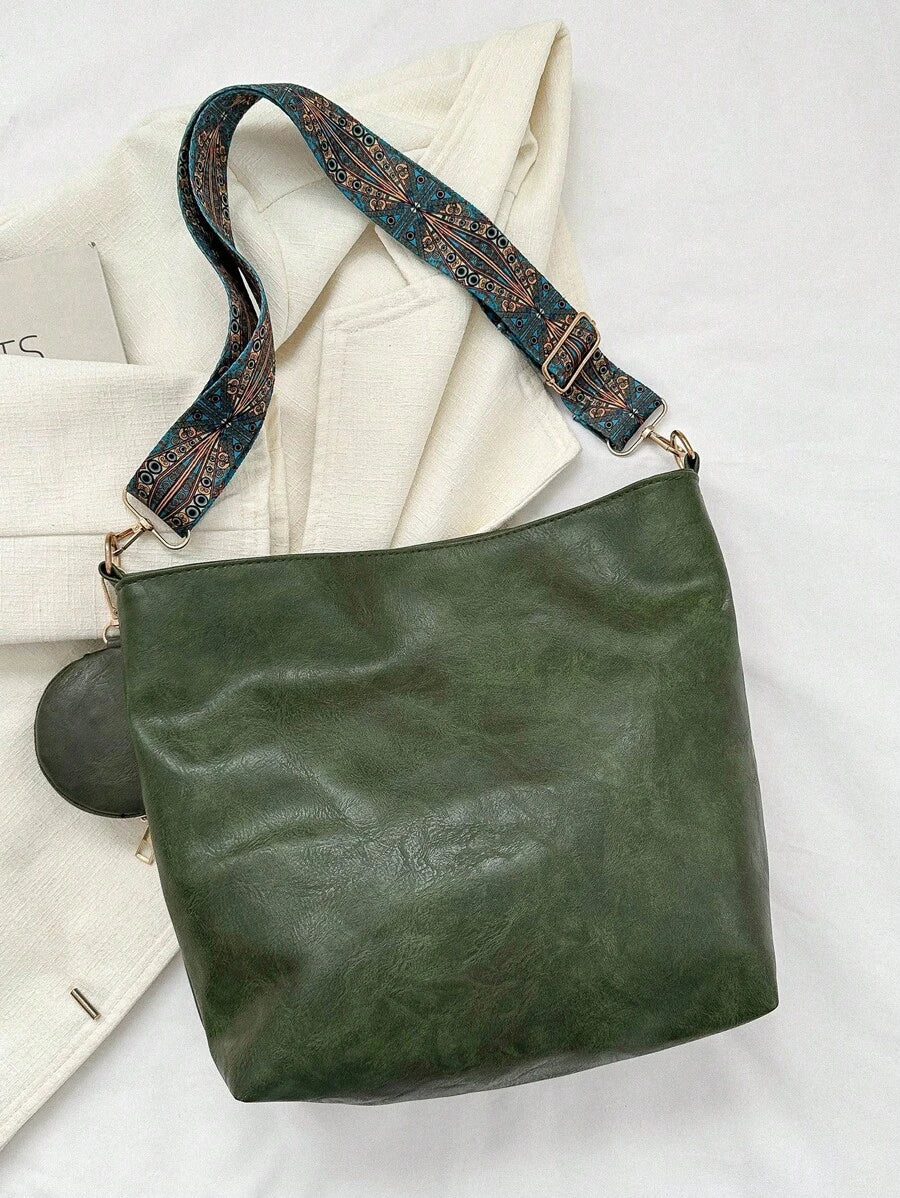 2026 Summer New Fashion Handbag, Shoulder Bag, Tote Bag, High-Quality Large Capacity Commuter Bucket Bag For Women