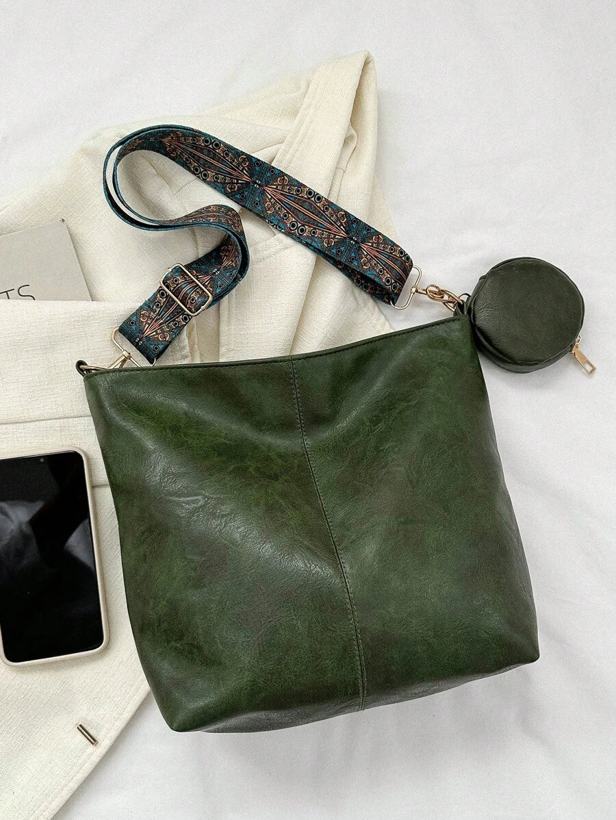 2026 Summer New Fashion Handbag, Shoulder Bag, Tote Bag, High-Quality Large Capacity Commuter Bucket Bag For Women