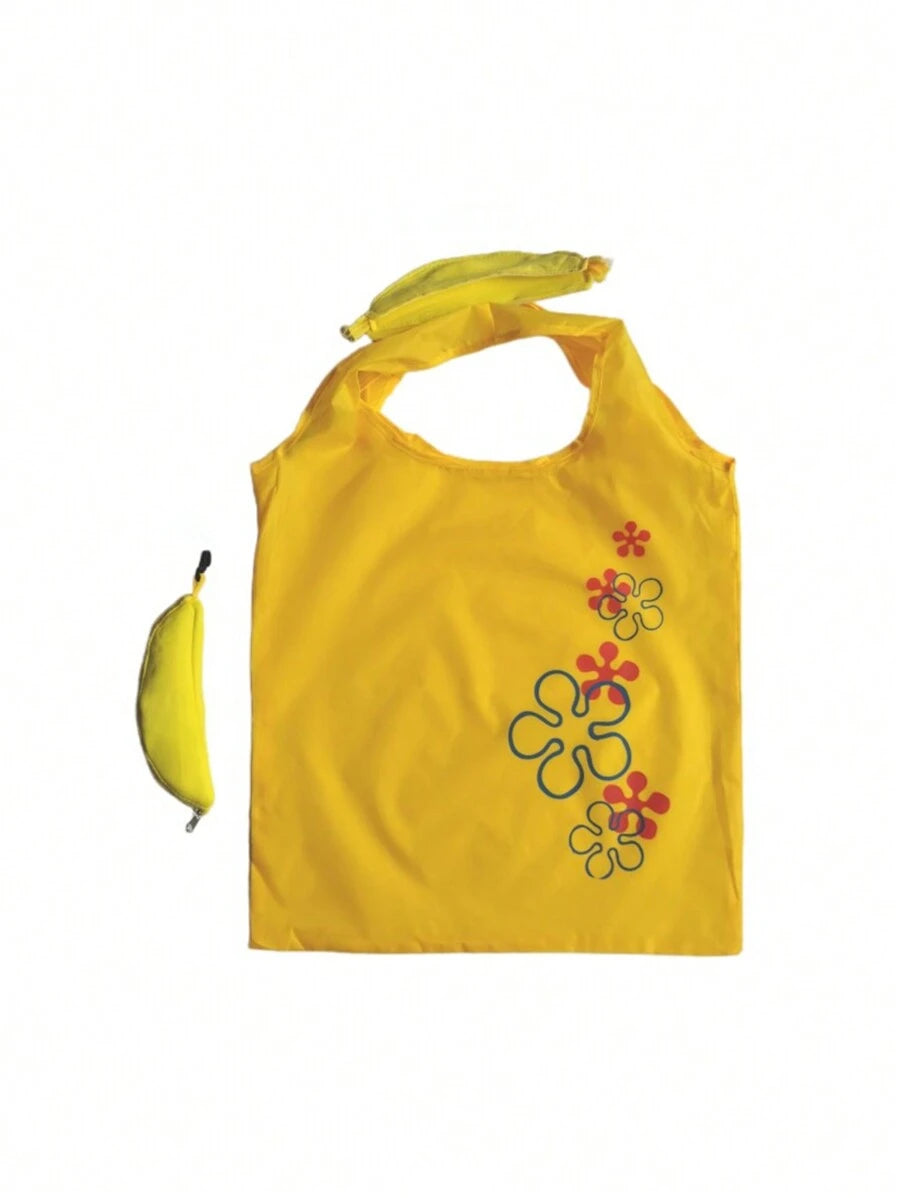 Reusable Shopping Bag, Creative Fruit Shopping Shoulder Bag, Foldable Strawberry Shaped Shopping Tote Bag, Suitable For Shopping, Travel And Office, Kitchen Storage And Organization, Kitchen Accessori