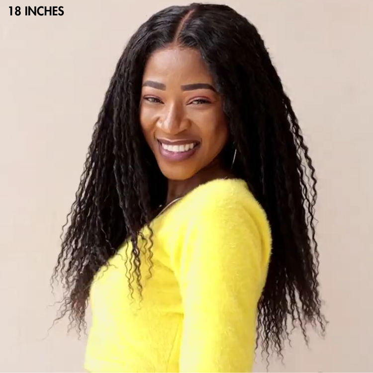 LUVME TWIST | Dreadlock Style 5x5 Closure Lace Glueless Wig Mid Part Long Wig - US ONLY