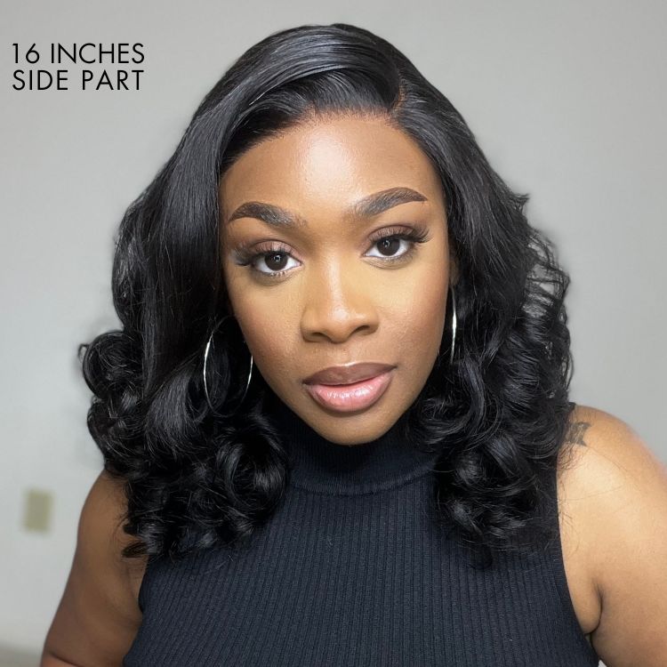 Breathable Cap Loose Body Wave Glueless 5x5 Upgraded Lace Front Mid Part Long Wig - US Only