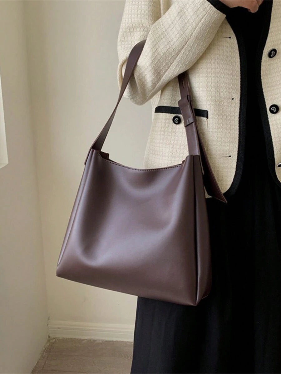 New Vintage Bucket Bag, Casual Shoulder Crossbody Tote Bag, Large Capacity, Retro Inspired Vintage Bag For Women, New Fashionable Big Bags For Women