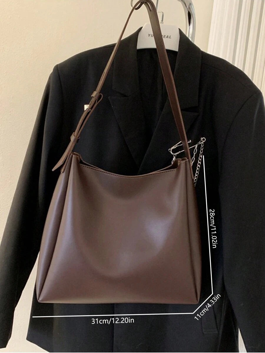 New Vintage Bucket Bag, Casual Shoulder Crossbody Tote Bag, Large Capacity, Retro Inspired Vintage Bag For Women, New Fashionable Big Bags For Women
