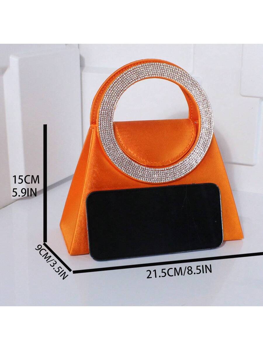 Stylish Diamond-Encrusted Tote Ring Tote Party Bag High Quality Shoulder Bag Crossbody Bag