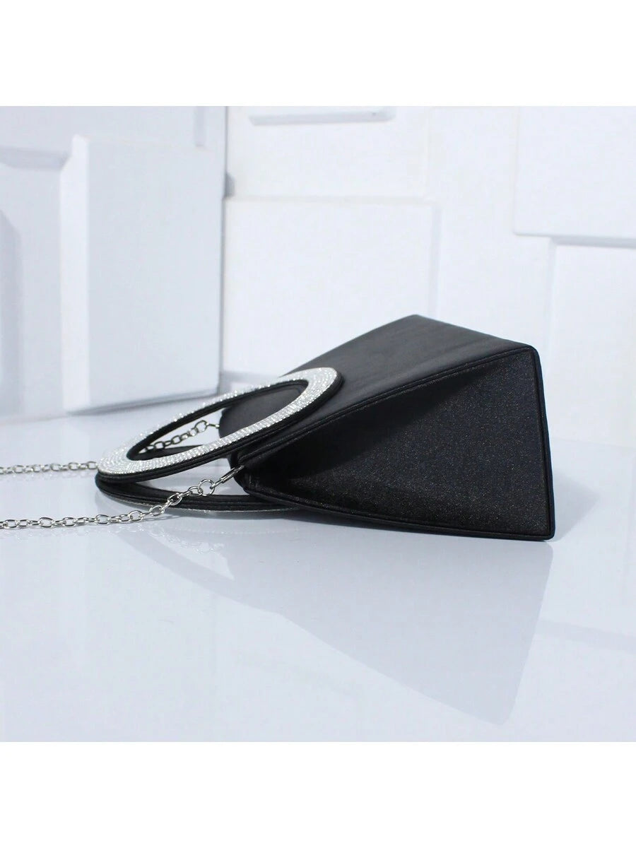 Stylish Diamond-Encrusted Tote Ring Tote Party Bag High Quality Shoulder Bag Crossbody Bag