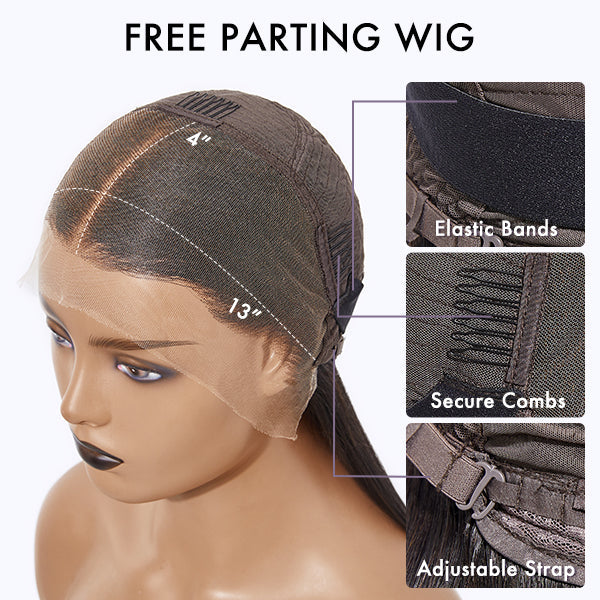Luvme Hair 180% Density | Glueless 13x4 Frontal Lace Long Wig 100% Human Hair