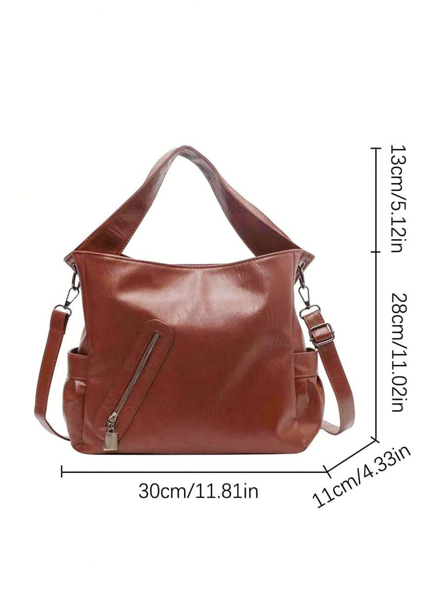 2026 New Women's Large Capacity Tote Bag, Shoulder Bag, Crossbody Bag, PU Leather Bag, Soft Texture Bag, Commuting Bag, College Student Bag