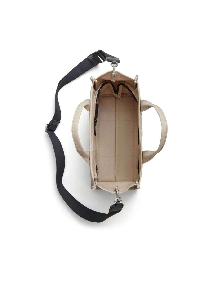 Marc Jacobs- Women The Medium Tote Bag Handbag Shoulder Bag Crossbody Tote Bag Square Bag Shopping Bag Embroidered Canvas Bag Mini Cute Adjustable Shoulder Strap Cotton Jacquard Fabric Bag Gift For W