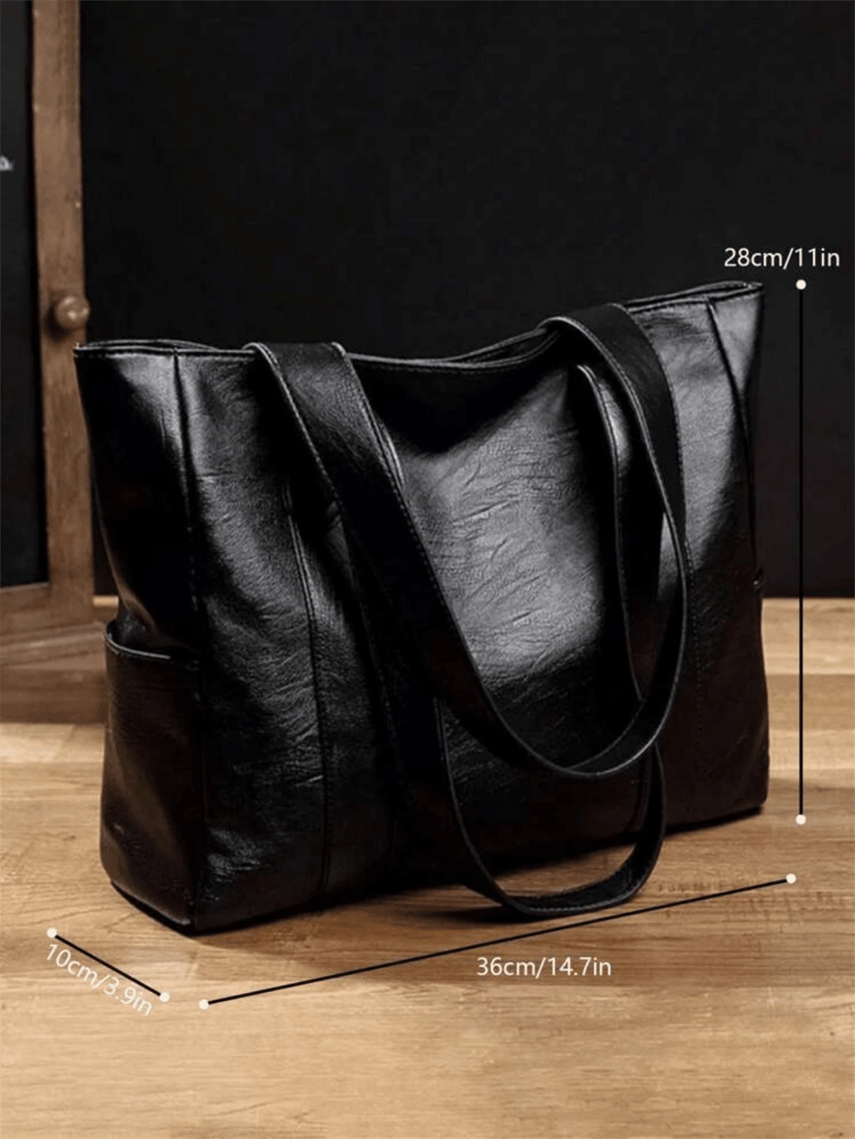 Dedoo Minimalist Handbag, Suitable For Teenage Girls, Women, College Students, Young Professionals And Office Workers. Perfect For Office, Work, Business And Commuting. Best Women's Work Bag, PU Leath