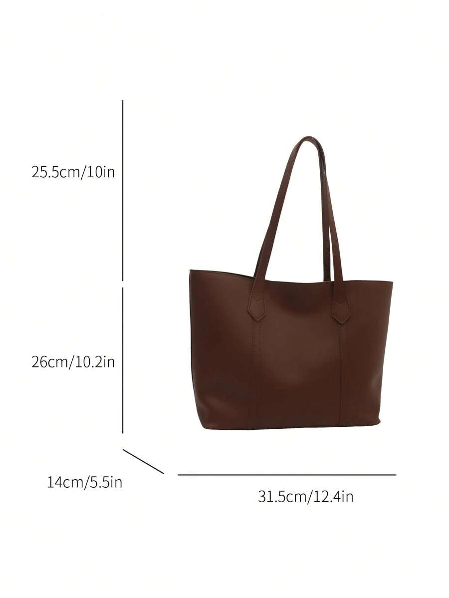 Women's Versatile Tote Bag For Commuting & Daily Use, Tote Bags For School,College Essentials, New Fashionable Big Bags For Women