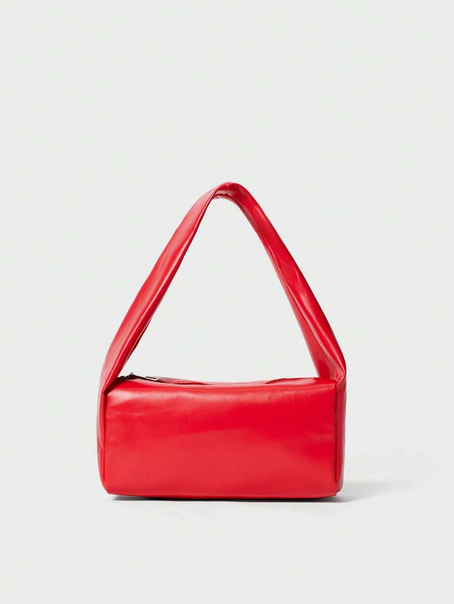 Mini Solid Color Tote Bag, Multi-Functional Casual Handbag, Fashionable Square Bag Winter Gifts