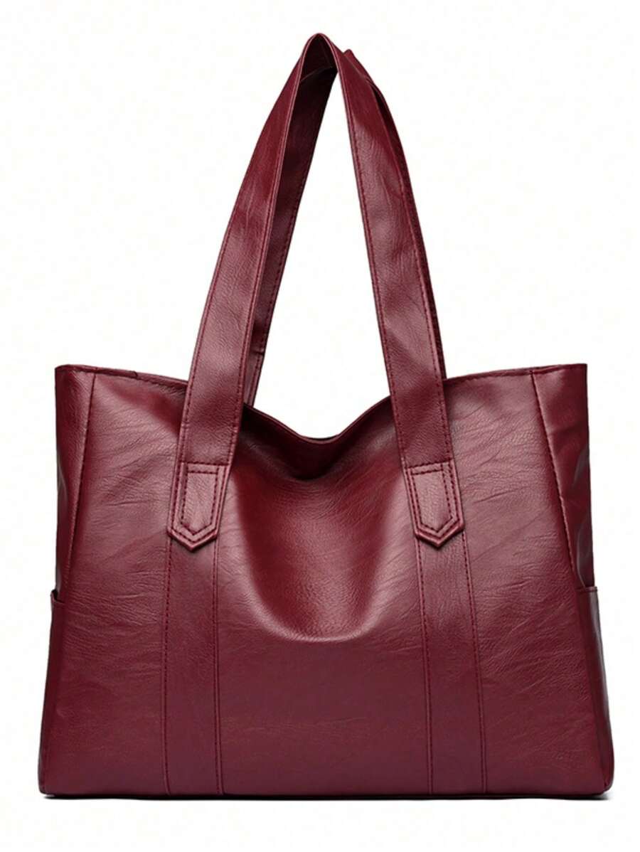 Simple Fashion Women Tote Bag, Large Capacity Shoulder Handbag, Versatile Office/Casual Crossbody Bag, New Arrival Tote Bags For Woman