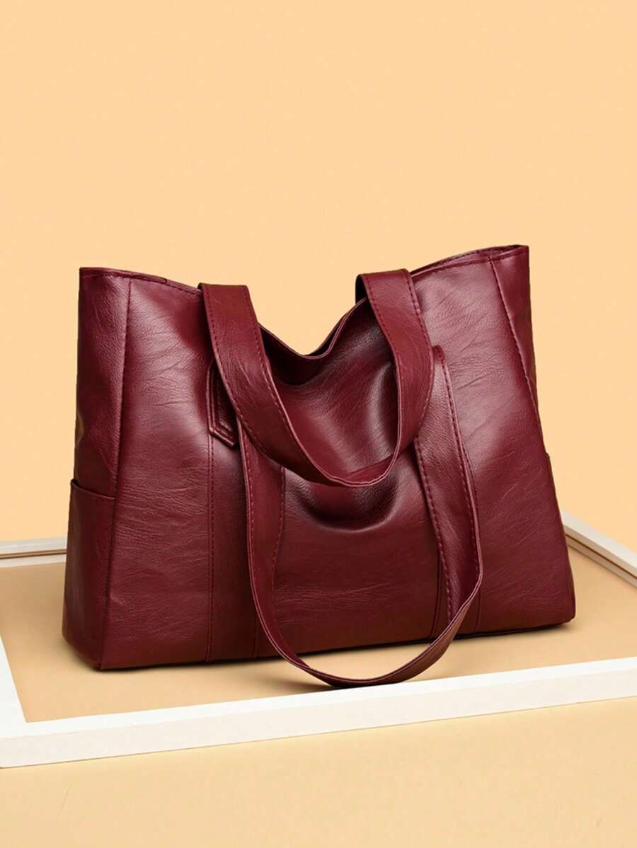 Simple Fashion Women Tote Bag, Large Capacity Shoulder Handbag, Versatile Office/Casual Crossbody Bag, New Arrival Tote Bags For Woman
