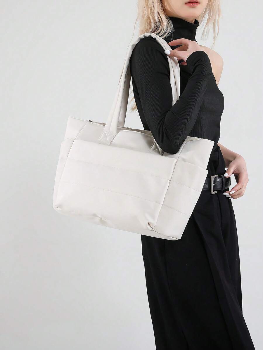 Women's Tote Bag, Lightweight & Fluffy Handbag, Suitable For Travel, Work, Beach, Gym, Shopping, Tote Bags For School,College Essentials, Perfectly Matching With Fall Outfits Women