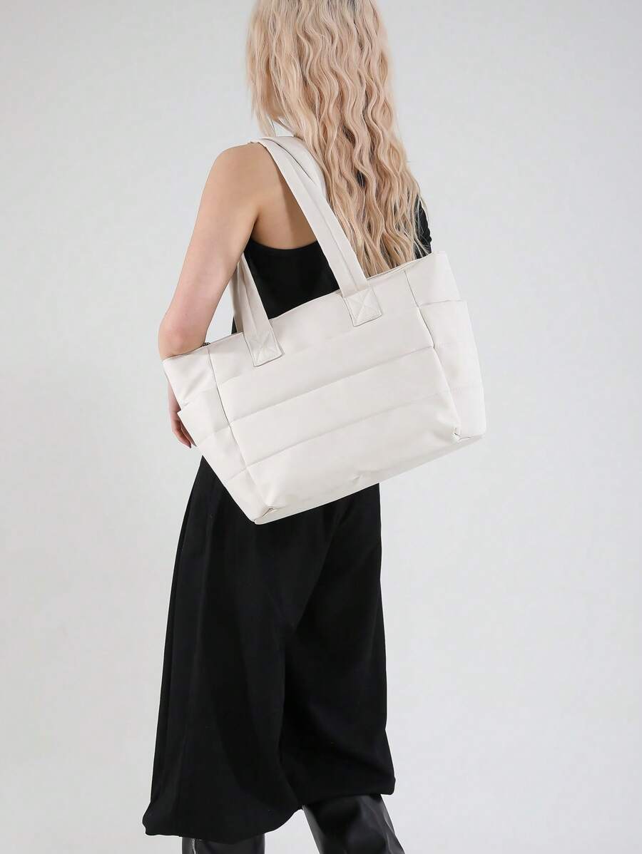 Women's Tote Bag, Lightweight & Fluffy Handbag, Suitable For Travel, Work, Beach, Gym, Shopping, Tote Bags For School,College Essentials, Perfectly Matching With Fall Outfits Women