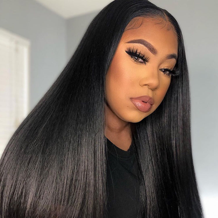 200% Mega Density | Silky Straight Glueless 5x5 Closure HD Lace Long Wig - US Only