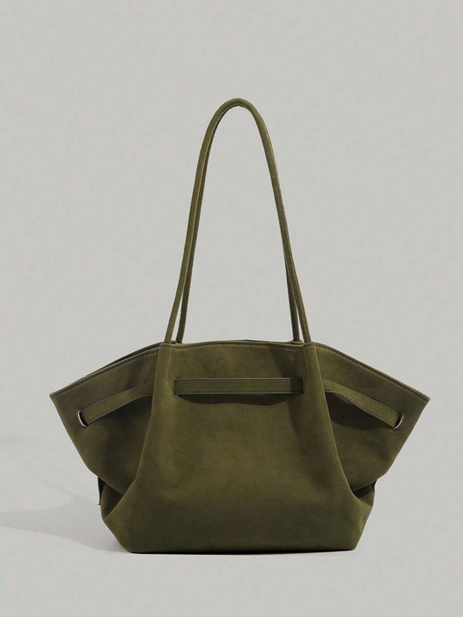 Livesso 2025 New Vintage High-End Capacity Handbag/Shoulder Tote Bag, Green