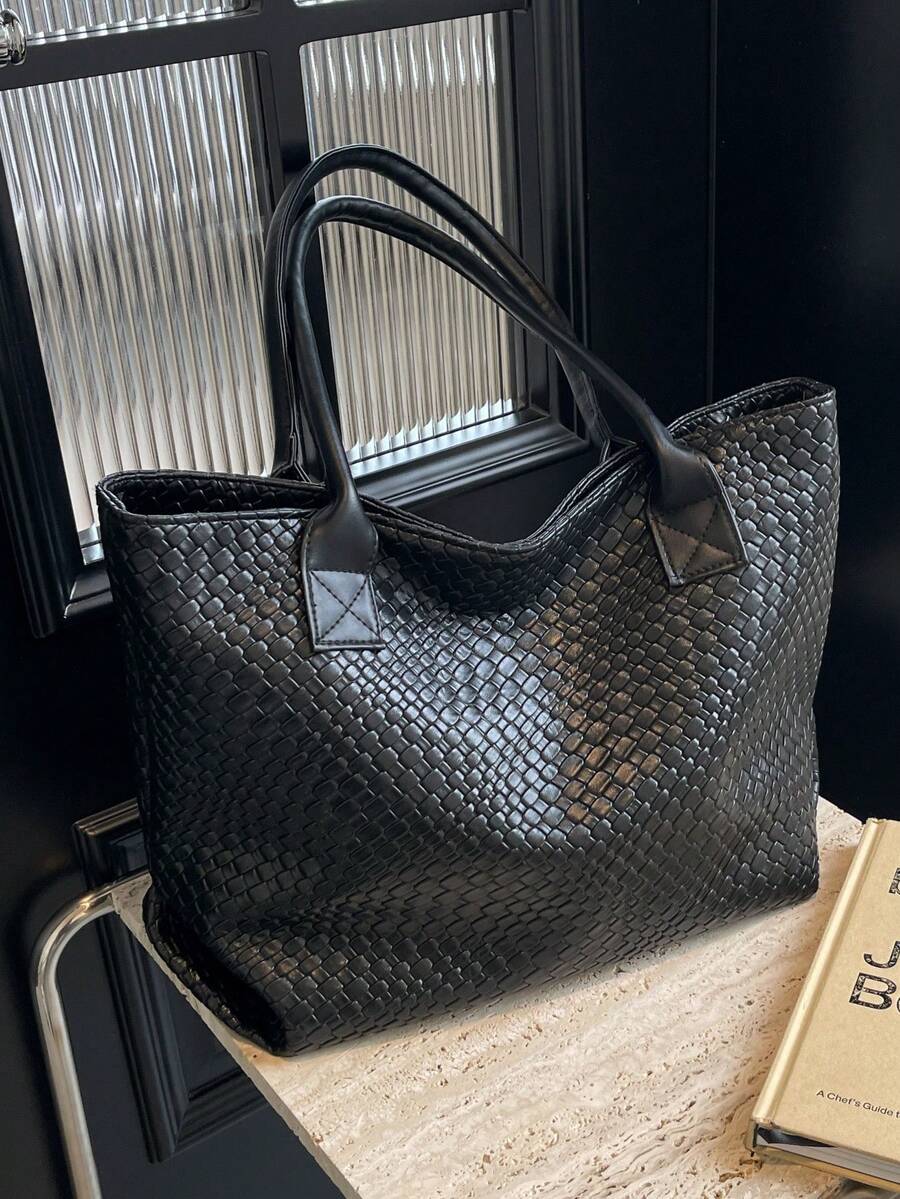 1 Large Capacity Tote Bag New Shopping Bag Crocodile Pattern Commuting Large Bag Shoulder Bag Women's Short Travel Large Bag Mother's Day Gift