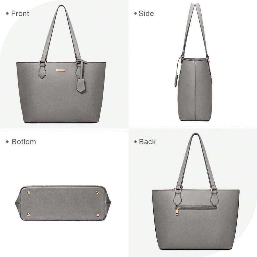 UKEIN 4PCS Women Fashion Handbags Purses Wallet Tote Shoulder Bags Casual Crossbody Bags, Best Valentine's Day Gift For Ladies Girls, Satchel Purse Set 4pcs