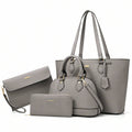 UKEIN 4PCS Women Fashion Handbags Purses Wallet Tote Shoulder Bags Casual Crossbody Bags, Best Valentine's Day Gift For Ladies Girls, Satchel Purse Set 4pcs