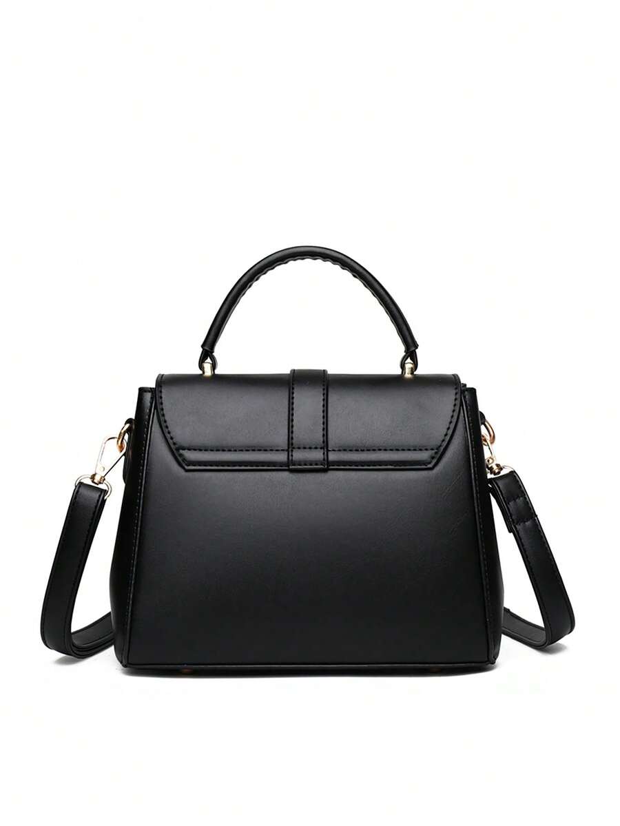 New Fashion Versatile Classic Shoulder Bag, Retro Simple Tote Bag, Handheld Bag, Crossbody Bag, Solid Color, PU Leather, Women Bag, Niche Design, Sophisticated, Suitable For Work, Daily Shopping, Dati