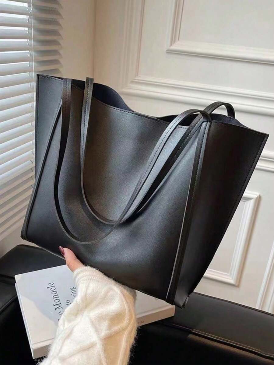 Lightweight Business Casual Minimalist Shoulder Tote Bag, Suitable For Teenagers, Women, College Students, Young Professionals And Office Workers, Perfect For Office, University, Work, Business, Commu