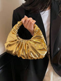Ladies' Cloud Pleated Tote Bag, New Stylish Shoulder Crossbody Bag, Casual Handbag For Daily Use, Shopping, Travel