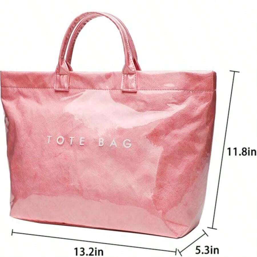 Stylish PVC Tote Purse For Women- Classy Handbag, Elevate Your Outfit With This Fashion Bag