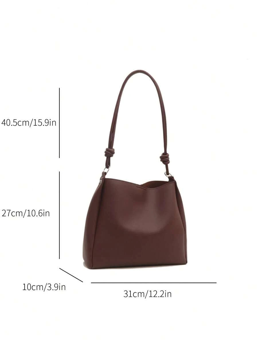 Luxury New PU Leather Fashion Design High-End Tote Bag,Business Professional Women