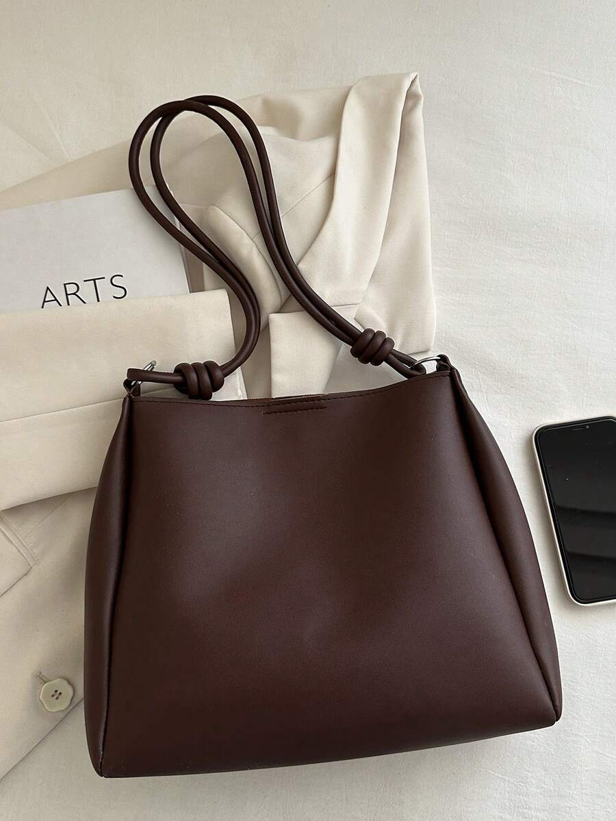 Luxury New PU Leather Fashion Design High-End Tote Bag,Business Professional Women